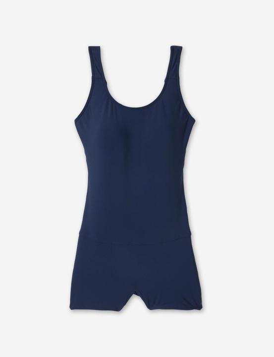 Produktbild Nabaiji Women’s swimming 1-piece shorty swimsuit - Dova navy blue (40, 42)