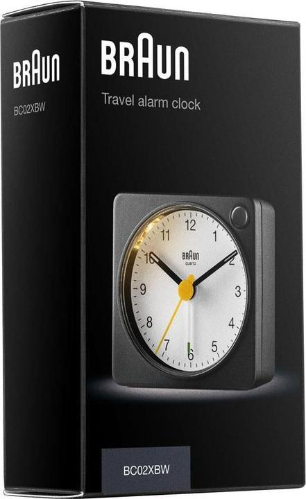 Productafbeelding Braun BC 02 XBW Quartz wekker Lichtf.