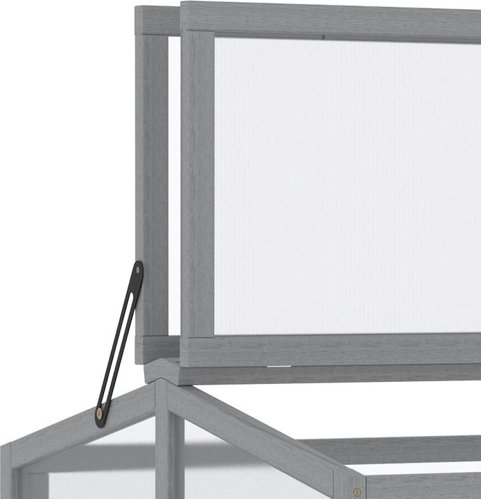 Actual product image Outsunny Raised bed with wooden frame