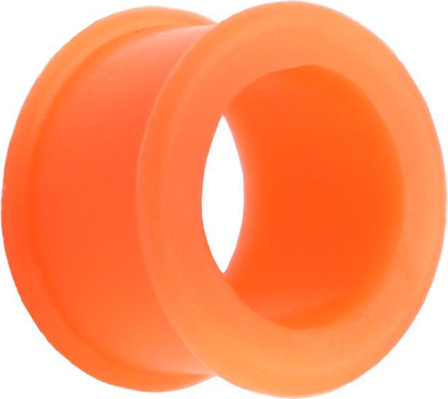 Produktbild Star Piercing Tunnel dick orange (ohne Messing, Silikon)