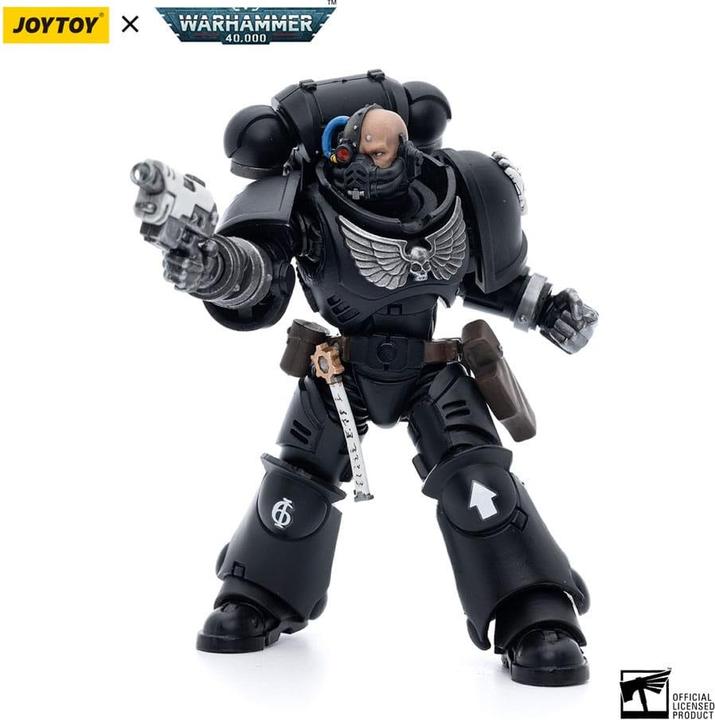 Image du produit Joy Toy Warhammer 40k figurine 1/18 Iron Hands Intercessors Brother Gravak 12 cm