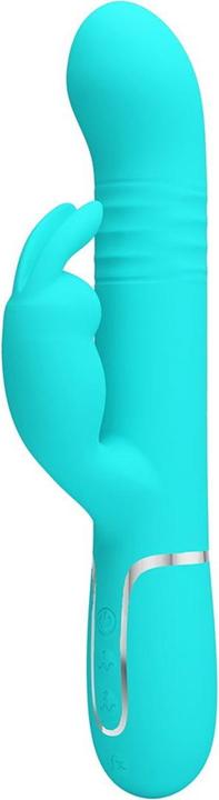 Actual product image Pretty Love Coale Rabbit Vibrator Beads Aqua Green