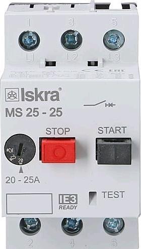 Image du produit Iskra Disjoncteur moteur IE3 conforme MS25 25