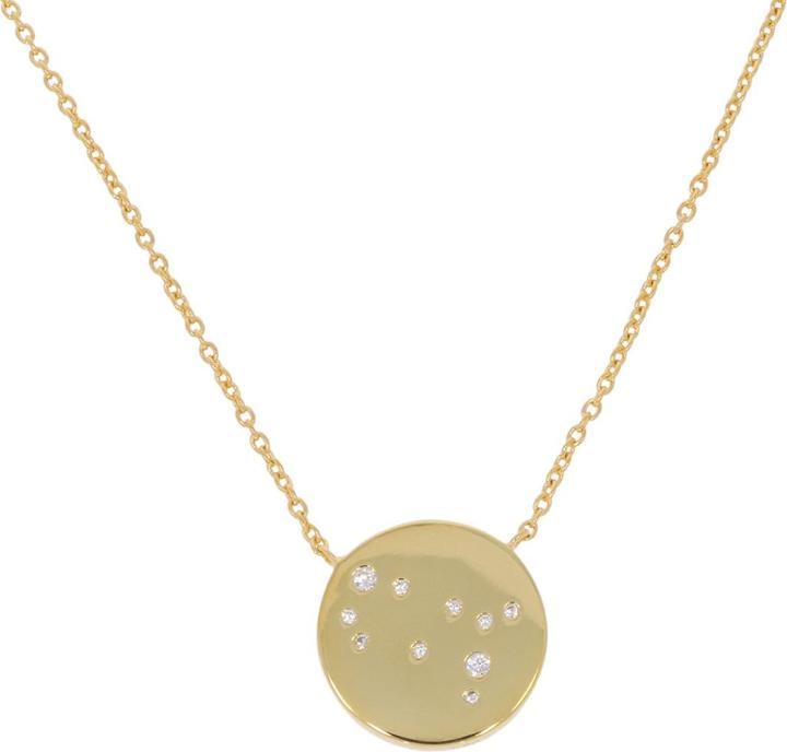 Produktbild Sif Jakobs Collier Zodiaco Zwilling vergoldet (925 Sterling Silber, 48 cm)
