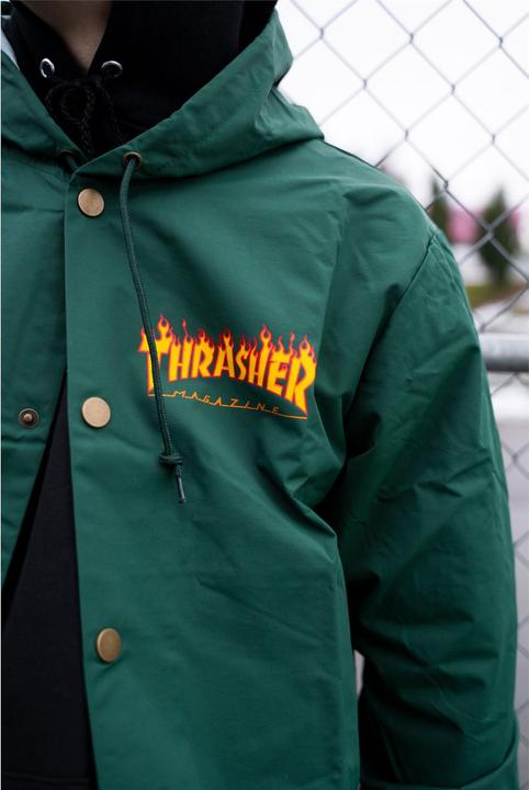 Produktbild Thrasher Flame Logo Coach Jacket (S)