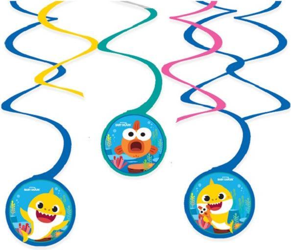 Image du produit Amscan Décoration Baby Shark à suspendre