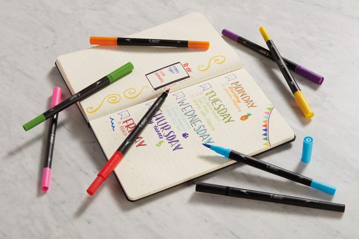 Actual product image Bic Fibre pencil Dual Tip (Multicoloured, 12 x)