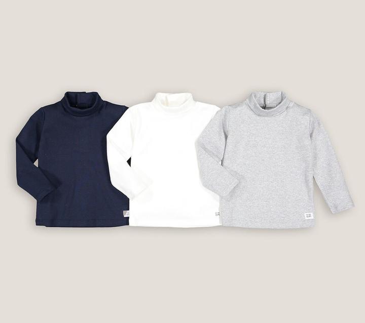 La Redoute Collections 3er-Pack Shirts mit Rollkragen (74)