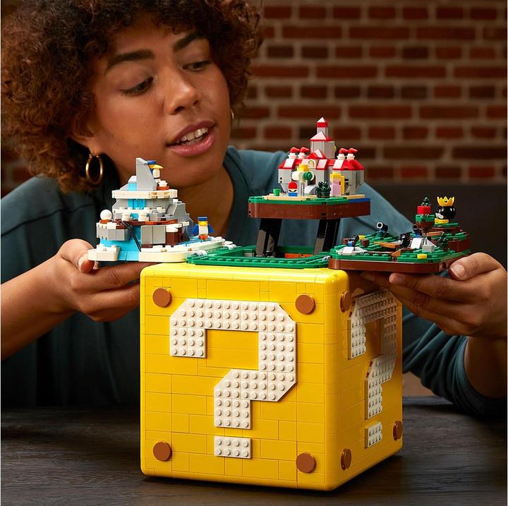 Image du produit LEGO Bloc de points d'interrogation de Super Mario 64 (71395, LEGO difficiles à trouver, LEGO Super Mario)