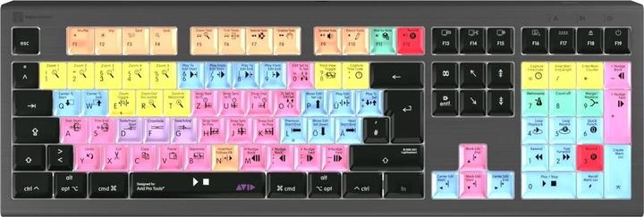 Actual product image Logickeyboard Avid Pro Tools Astra2 BL dt. Mac (DE, Cable)