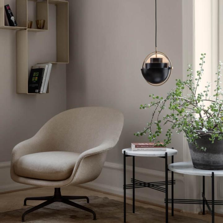 Immagine prodotto Gubi Lampada a sospensione Multi-Lite in ottone nero (E27, 810 lm)