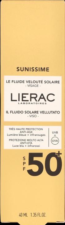 Actual product image Lierac Sunissime (Sun cream face, SPF 50+, 40 ml, 76 g)