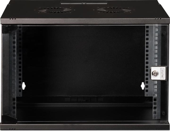Image du produit Digitus Coffret mural 19" 7U, SOHO PRO 370 x 540 x 400 mm, noir (7 HE, Rack 19 pouces)