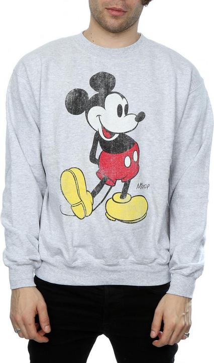 Actual product image Disney Mens Mickey Mouse Classic Kick Sweatshirt (L)