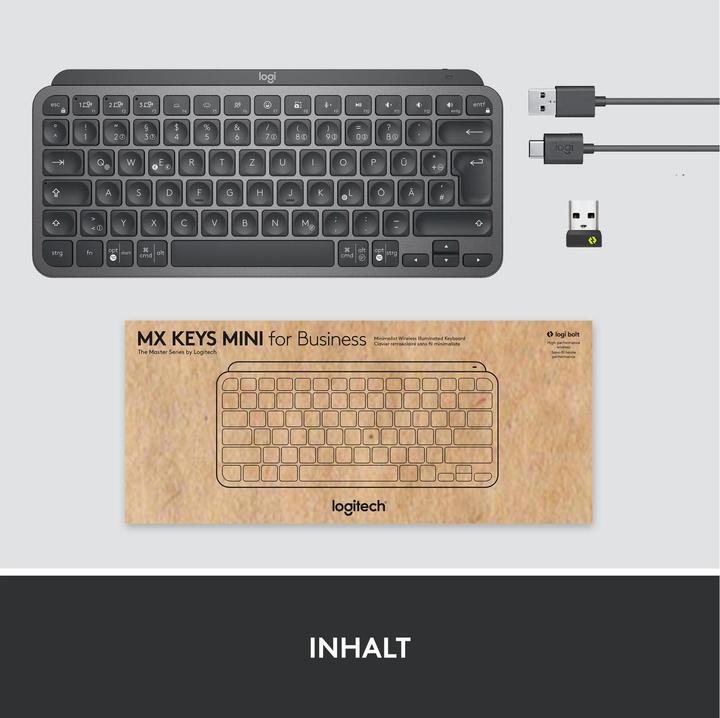 Produktbild Logitech MX Keys Mini Business (CH, Kabellos)