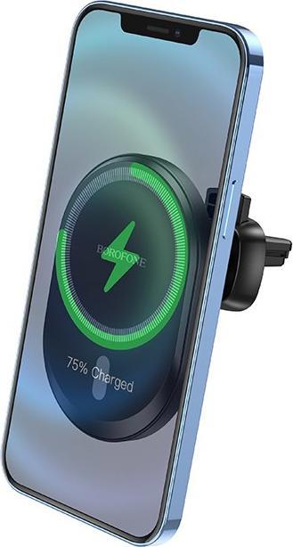 Produktbild Borofone Magnetische Autohalterung inkl. Wireless Charging
