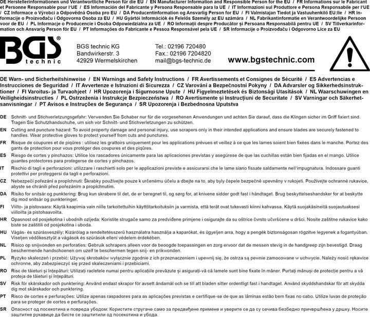 Image du produit BGS Jeu de lames de rechange pour art. 6665 5 pièces (15 mm)