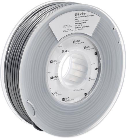 Immagine prodotto Ultimaker Abs (ABS, 2.85 mm, 750 g, Argento)