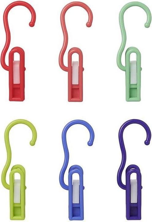 Produktbild ProPlus Klammern mit Haken set von 6 Stck