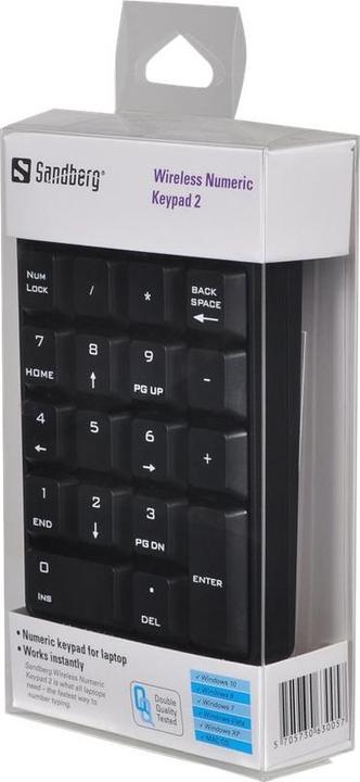 Produktbild Sandberg Numeric Keypad 2 (Nummernblock, Kabellos)