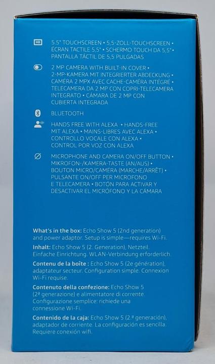 Immagine prodotto Amazon Echo Show 5 (2a generazione) (Amazon Alexa)