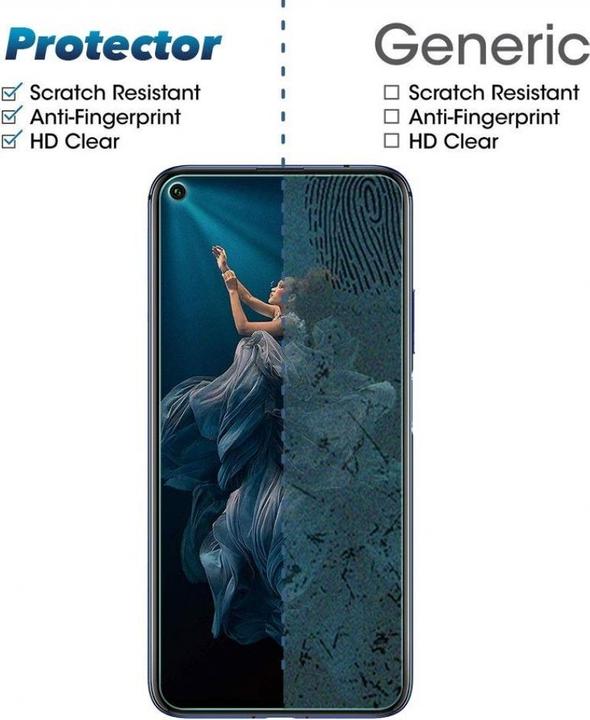 Actual product image Screenguard Honor 20 Pro Protective Glass Film Case Friendly Design (1 Piece, Honor 20 Pro)
