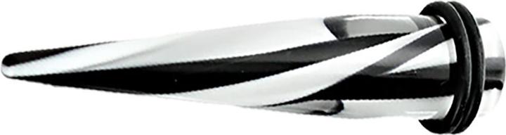 Produktbild Star Piercing Expander mit verdrehten Streifen (Acryl)