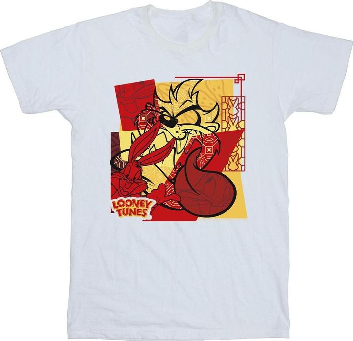 Image du produit Looney Tunes - T-shirt TAZ BUGS RABBIT NEW YEAR - Homme (XXL)