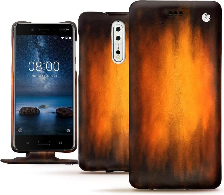 Produktbild Noreve Lederschutzhülle vertikal (Nokia 8)
