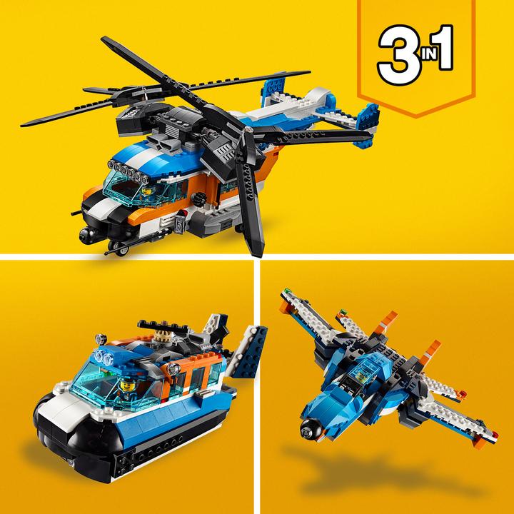 Actual product image LEGO Double rotor helicopter (31096, LEGO Creator 3-in-1)
