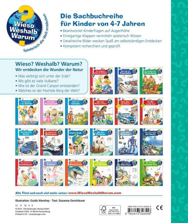 Produktbild Ravensburger Wir entdecken die Wunder der Natur (Deutsch, Susanne Gernhäuser, Guido Wandrey, 2016)