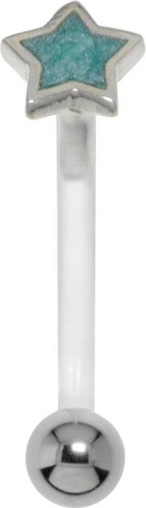 Produktbild Bijouteria Bauchpiercing (Bioplast, Chirurgenstahl 316L, Silber 925, Email)