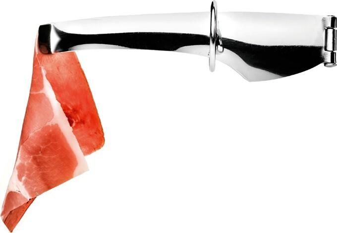 Immagine prodotto Ibili Pinze per prosciutto in acciaio inox 12 cm Strumento ideale per servire il prosciutto (Forchetta)