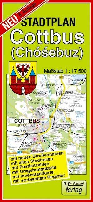 Produktbild Doktor Barthel Stadtplan Cottbus (Chósebuz)