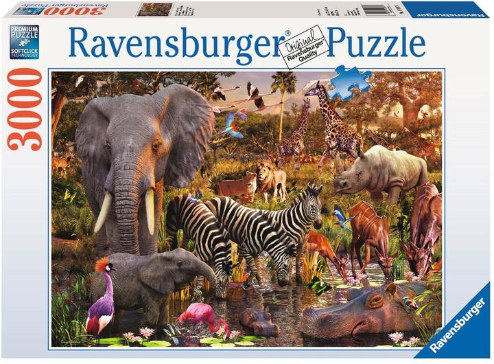 Produktbild Ravensburger Afrikanische Tierwelt (3000 Teile)