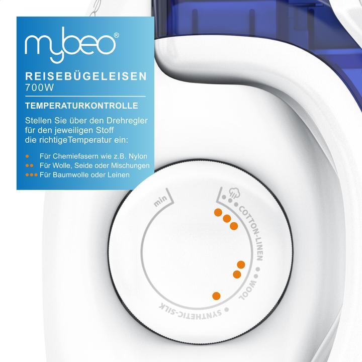 Image du produit Mybeo Fers à repasser de voyage (700 W)