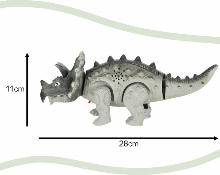 Image du produit Kik Laufender Dinosaurier Triceratops mit Licht und Geräuschen