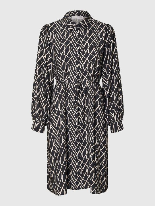 Image du produit Selected Femme Robe chemisier imprimée (36)