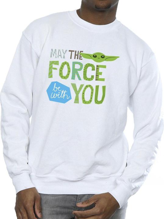 Immagine prodotto Star Wars The Mandalorian May The Force Be With You Felpa Uomo (XXL)