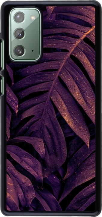 Produktbild PhoneLook Hülle Purple Light Leaves (Samsung Galaxy Note 20)