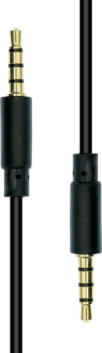 Actual product image ProXtend Mini-Jack 4-Pin Slim Cable M-M Black 2M (2 m)