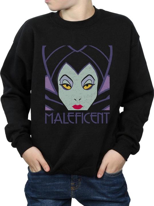 Immagine prodotto Disney Maleficent Cropped Head Felpa Ragazzi (140, 146)