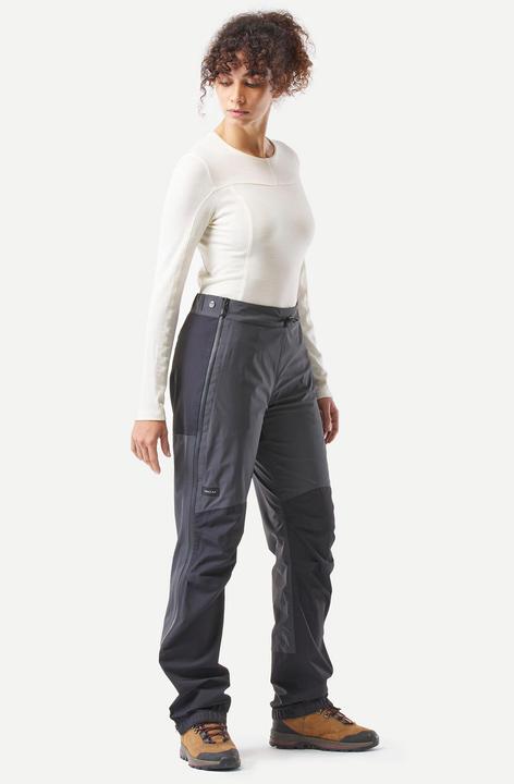 Immagine prodotto Forclaz Pantaloni antipioggia da donna 20.000 mm di colonna d'acqua trekking - MT900 nero (L)