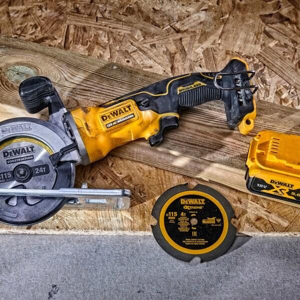 Immagine prodotto DeWalt DCS571P2 Sega circolare portatile 115 mm 2x XR 18V 5Ah T-STAK II Nero Giallo