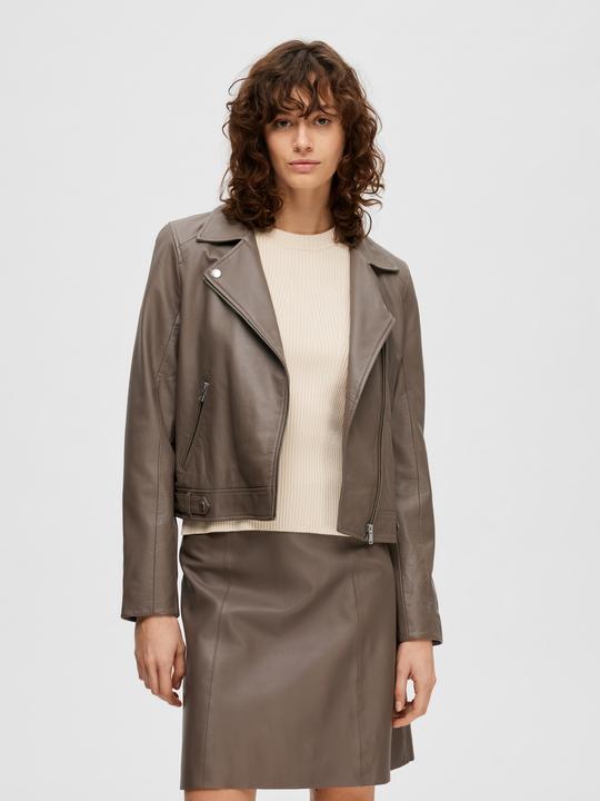 Actual product image Selected Femme Lamb leather jacket (36)