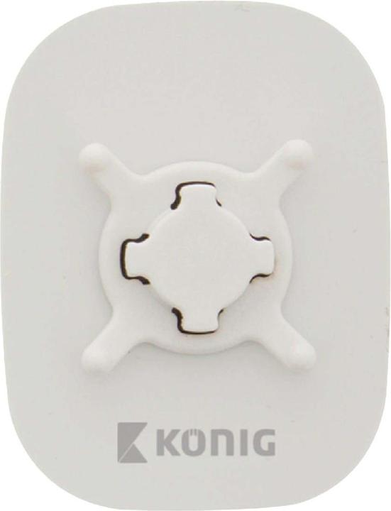 Image du produit König Support voiture Konig pour smartphone, pivotant à 360 degrés, blanc