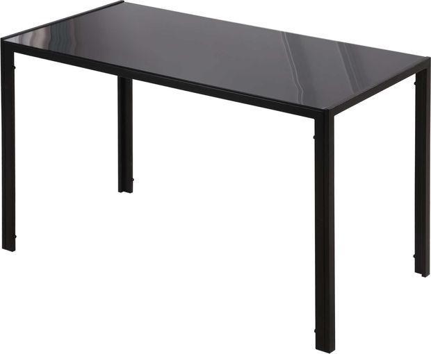 Immagine prodotto Swisshandel24 Esstisch Küchentisch grosser Tisch, modernes Design, 120cmx60cmx75cm, Schwarz (120 x 60 x 75 cm)