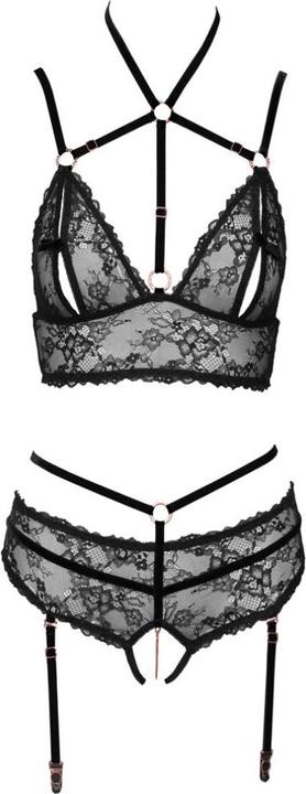 Produktbild Abierta Fina BH Set schwarz XL (XL)