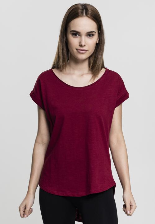 Image du produit Urban Classics Ladies Long Back Shaped Slub Tee (S)