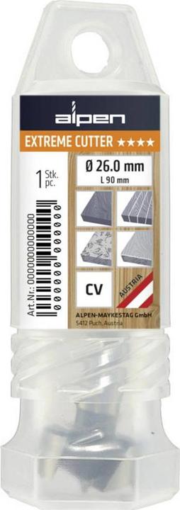 Produktbild Alpen MaschinenForstnerbohrer 3Flächenschaft SHARP SHARK (30 mm)